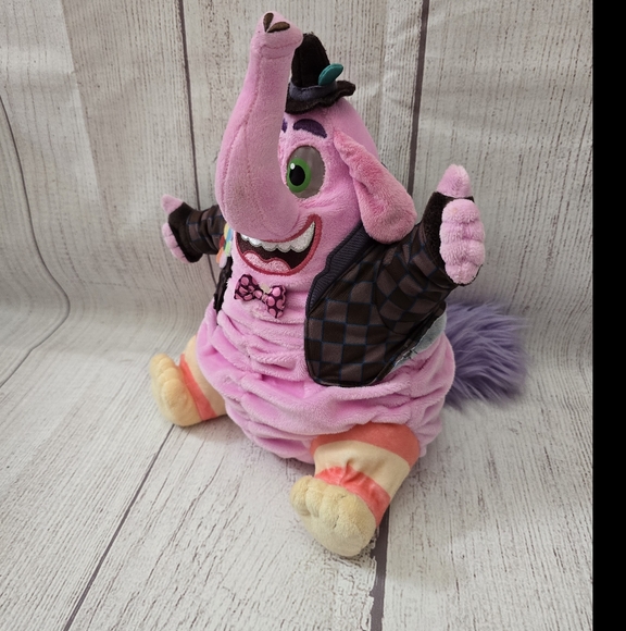 DISNEY  “INSIDE OUT” 12” Plush Talking Singing Bing Bong Pink Elephant - Picture 2 of 4